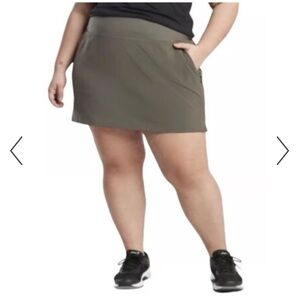 Athleta Soho Skort Mountain Olive Green Athleisure Hiking Workout